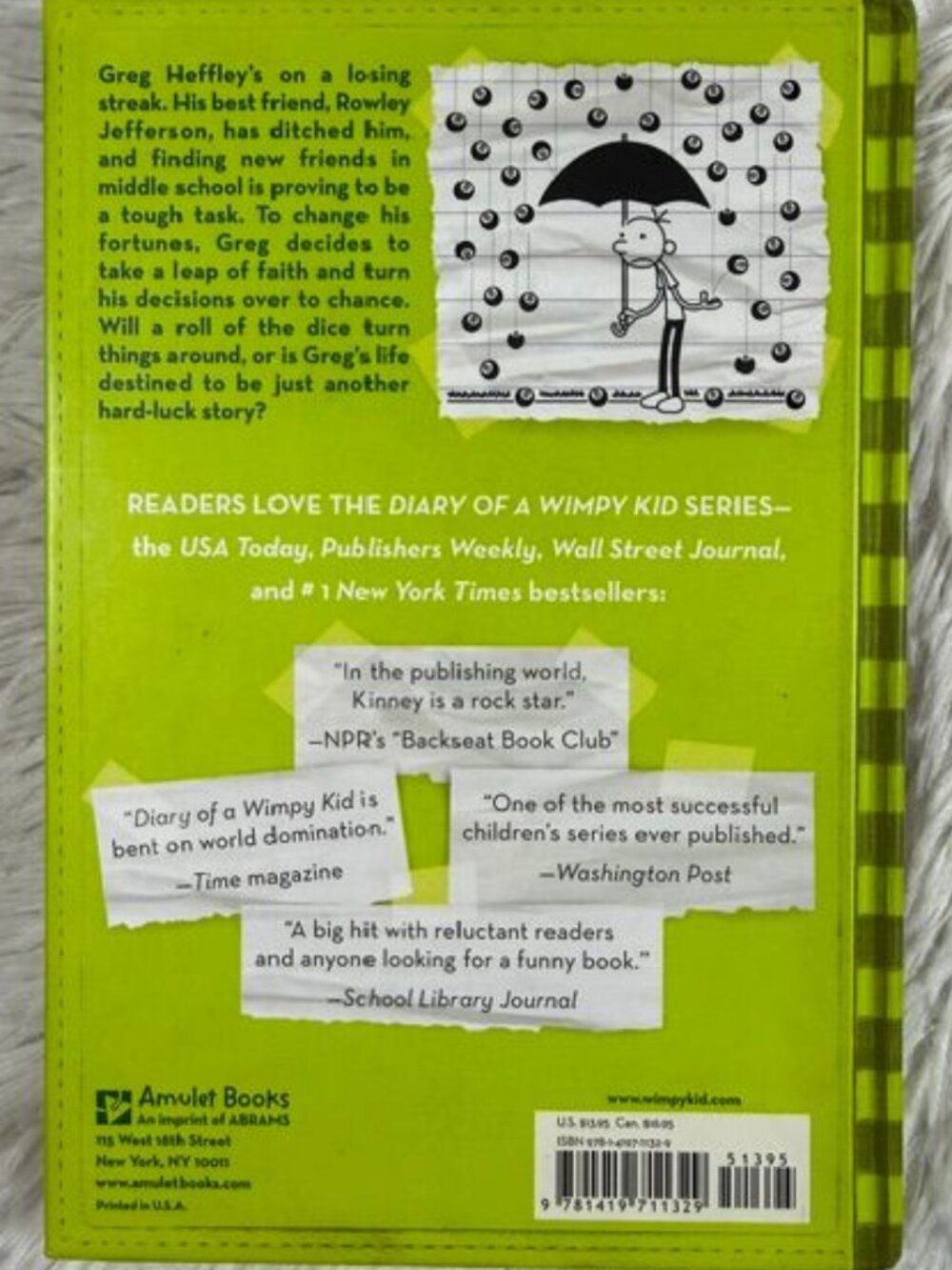 Set of 2 Diary of a Wimpy Kid The Third Wheel #7 Hard Luck #8 Books Set - Picture 14 of 15